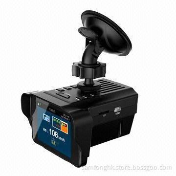 GPS electronic dog with vehicle traveling data recorder, multiple function equipment